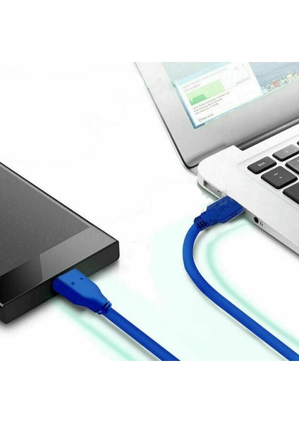 Yeni USB 3.0 Superspeed Erkek - HDD Sabit Disk Için Mikro B Veri Kablosu 1m (Yurt Dışından)