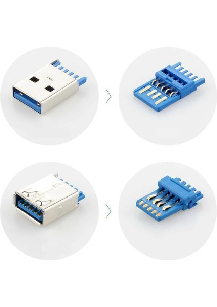 Yeni USB 3.0 Superspeed Erkek - HDD Sabit Disk Için Mikro B Veri Kablosu 1m (Yurt Dışından)