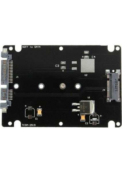 Dönüştürücü Adaptör M.2 Ngff 2.5 Inç Sata SSD Msata Sata Adaptör Kartı Kılıfı Pc Adaptörü M2 M Masaüstü Soket Ngff (Yurt Dışından)