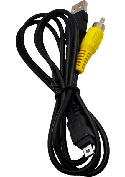 8pin Mini Usb2.0 Av Kablosu 2in1 Kablosu Sony VPC-S7/VPC-S60/VPC-S500 T700 E6 E7 E60 S4 S5 S6 S7 Kamera Video Kablosu (Yurt Dışından) modelleri