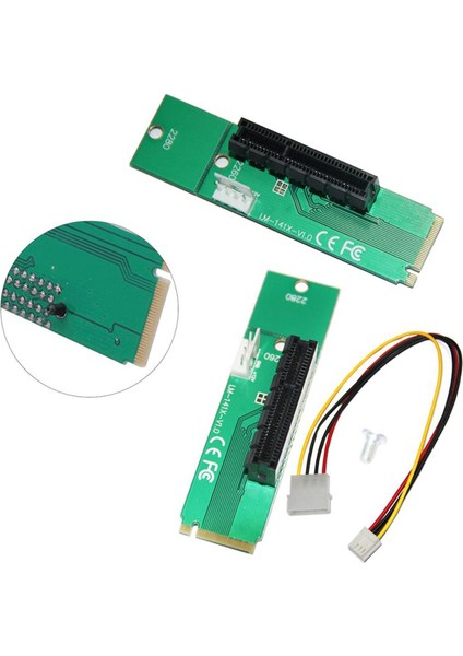 Adet Ngff SSD Adaptörü Dönüştürücü Kart Pcı-E Kart Yuvası 4x Yeni M.2 Sıcak Ekspres (Yurt Dışından)