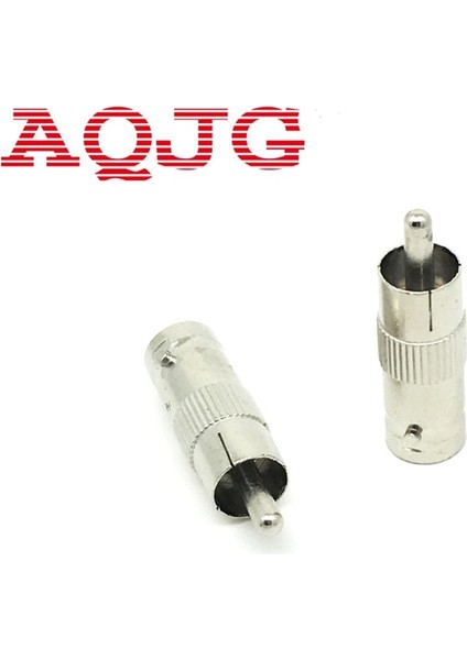 10X Rca Erkek - Bnc Dişi Jak Konnektörü Adaptörü Çoğaltıcı Fişi Cctv Kamera Için (Yurt Dışından)