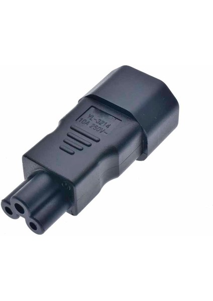 Pdu Profesyonel Iec 320 C14 - C5 Adaptör C5 - C14 Ac Güç Fişi Adaptörü, C13 Güç Kabloları C5 Güç Kablosuna Dönüşür (Yurt Dışından)