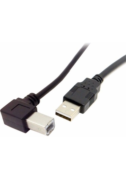 USB 2.0 A Erkek - B Erkek Kablo Yazıcı Tarayıcı Sabit Disk Için 90 Derece Sol Açılı 50 cm (Yurt Dışından) modelleri