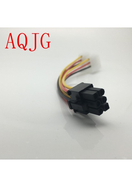 Yüksek Kalite 2 x Molex Pcı-E Güç Adaptörü 4pin 4 Pin 6 Pin 6pin Grafik Ekran Kartı Dönüştürücü Kablosu 1 Adet 1 Adet (Yurt Dışından)