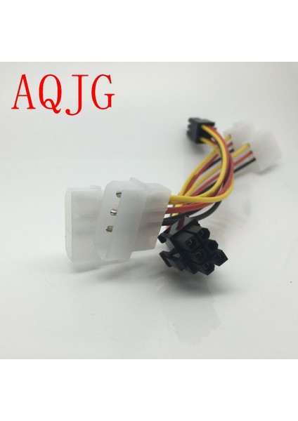 Yüksek Kalite 2 x Molex Pcı-E Güç Adaptörü 4pin 4 Pin 6 Pin 6pin Grafik Ekran Kartı Dönüştürücü Kablosu 1 Adet 1 Adet (Yurt Dışından)