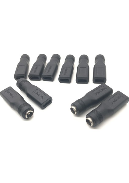 5V Dc 5.5*2.1mm Güç Jakı USB 3.1 Tip C Usb-C Tip-C Dişi 5.5mm * 2.1mm Mikro USB Dişi Dc Güç Konektörü Adaptörü (Yurt Dışından)