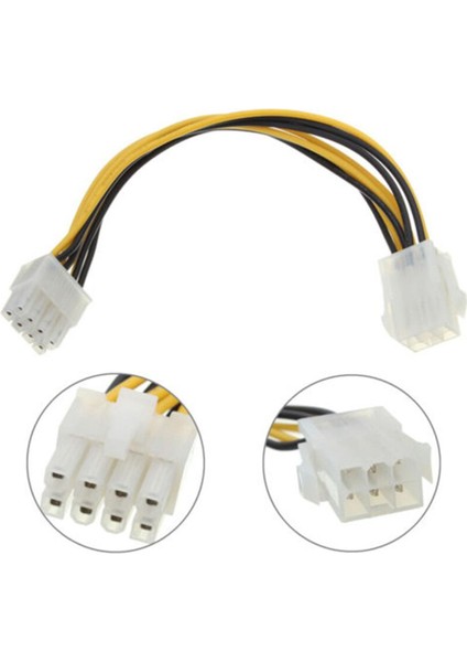 Cpu Ekran Kartı Için 6 Ila 8 Pin Pcı Express Güç Dönüştürücü Kablo Kablosu Konektörü (Yurt Dışından)