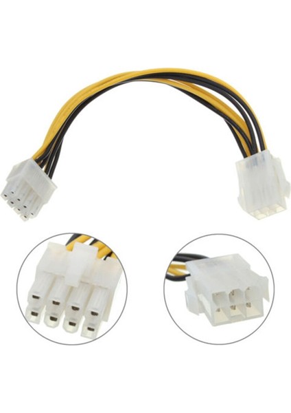 Cpu Ekran Kartı Için 6 Ila 8 Pin Pcı Express Güç Dönüştürücü Kablo Kablosu Konektörü (Yurt Dışından) fiyatları