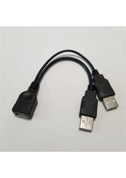 Çift 2 Port USB 2.0 Veri + Güç A Erkek Kadın Y Splitter Adaptör Kablosu Kablosu 15 cm Taşınabilir HDD SSD Muhafaza (Yurt Dışından) fiyatları
