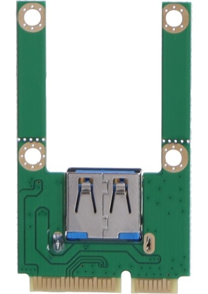 Vodool Mini Pcı-E Usb3.0 Genişletme Kartı Dizüstü Bilgisayar Pcı Express Pcıe USB 3.0 Dönüştürücü Yükseltici Kart Adaptörü Vida Bağlantı Parçaları ile (Yurt Dışından)
