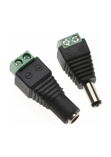 5 Adet Dişi 2.1X5.5MM+12V 5 Adet Erkek Dc Priz Adaptör Jak Konnektörü Cctv Pv Için (Yurt Dışından) indirimleri