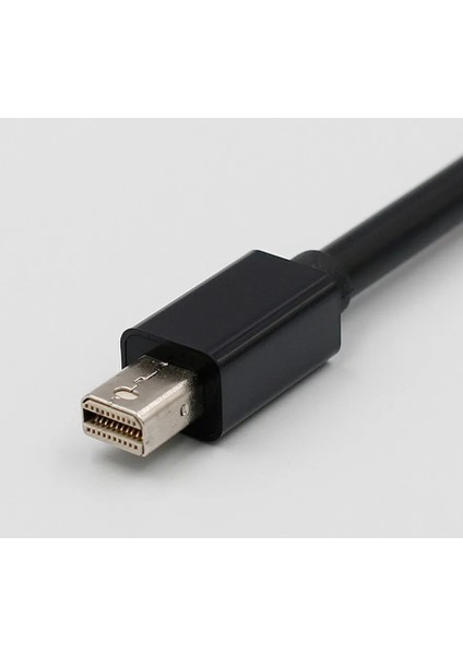 Minidp DVI Mini Ekran Bağlantı Noktası Dp Erkek DVI Adaptör Dönüştürücü Kablosu Apple MacBook Air Pro Mdp (Yurt Dışından)