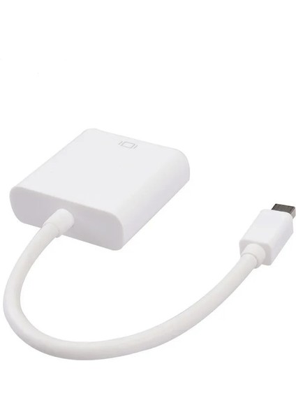 Minidp DVI Mini Ekran Bağlantı Noktası Dp Erkek DVI Adaptör Dönüştürücü Kablosu Apple MacBook Air Pro Mdp (Yurt Dışından)