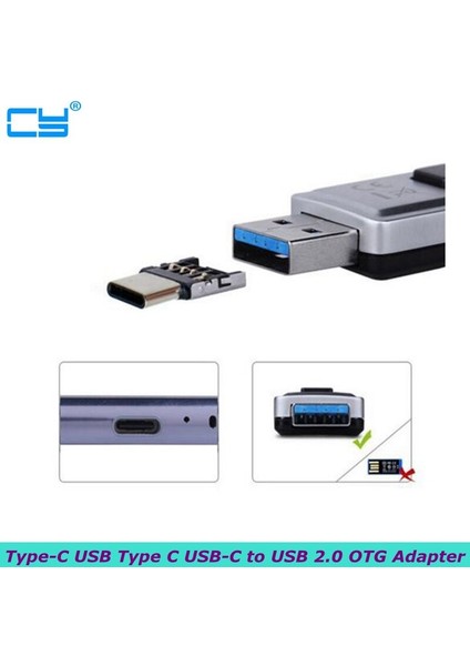 Taşınabilir Mini Tip-C USB Tip C Usb-C'den USB 2.0 Otg Adaptör Konektörü Tablet ve USB Kablosu ve Flash U Disk Için (Yurt Dışından) fiyatları