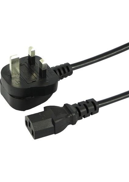 1.5m Uk Fiş Güç Kablosu Teli Ingiliz Güç Kablosu Esas Olarak Bilgisayarlar, Yazıcılar, Tarayıcılar Için Uygundur (Yurt Dışından) fırsatları