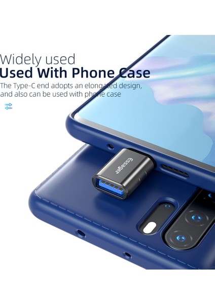 Essager USB Tip C Otg Adaptörü USB 3.0 USB C Erkek Dönüştürücü Samsung S20 Xiaomi Mi 9 10 Usb-C Dişi Konnektör Tslm1 (Yurt Dışından)