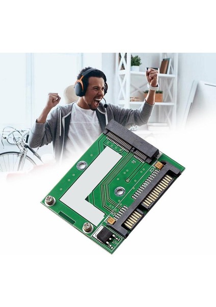 Mini Pcı-E Msata 1.8 SSD 2.5 Ide Inç HDD Sabit Disk Modülü Adaptörü 3.3V 44PIN Kart Pcı Pc Dizüstü Bilgisayar Express Dönüştürücü V0J2 (Yurt Dışından)