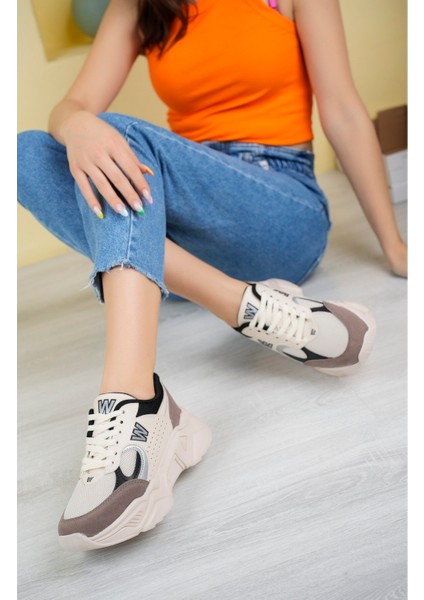 Kadın Spor Yüksek Taban Ayakkabı