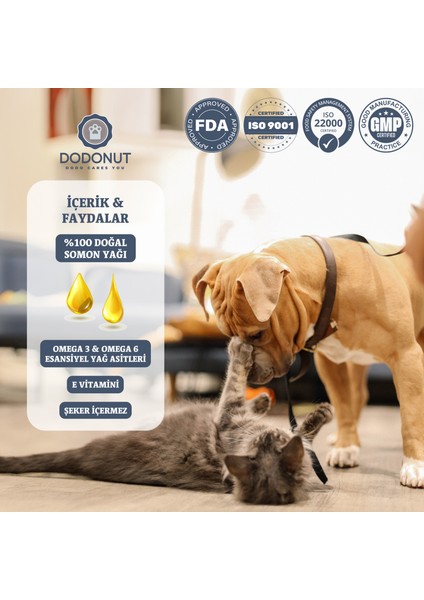 Superfish Oil+ Kedi ve Köpekler Için %100 Doğal Somon Yağı 250 ml