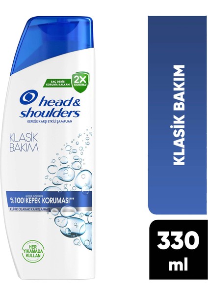 Head & Shoulders Klasik Bakım Kepek Karşıtı  Günlük Kullanım 330ML Şampuan