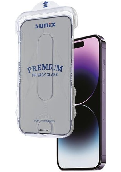 iPhone 13 / 13 Pro Ile Uyumlu Kolay Uygulama Aparatlı Premium Hayalet Ekran Koruyucu Cam