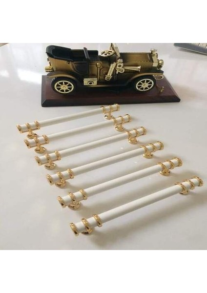 Sümbül Gold Beyaz Mobilya Dolap Çekmece Kulplar 192MM 1 Adet