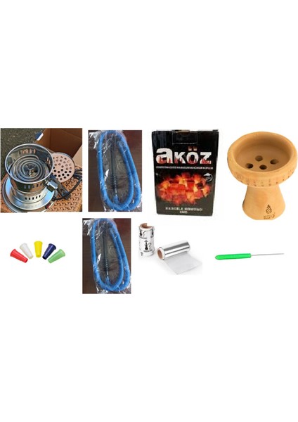Kristal Nargile Nargile Ürünü Seti M Paket