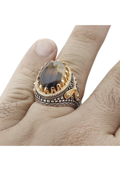 Erkek Yüzük Gümüş 925 Yemen Akik Taşlı fiyatları