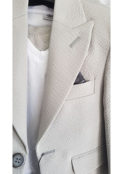 Gofre Erkek Çocuk Spor 3 Lü Ceketli takım - Gri modelleri