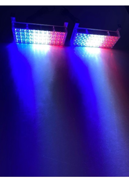 Butonlu Panjur Çakar 96 LED 3 Renk