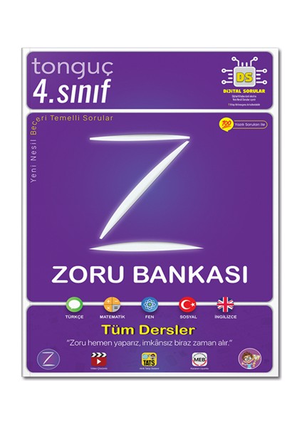 Tonguç Akademi 4. Sınıf Tüm Dersler Zoru Bankası