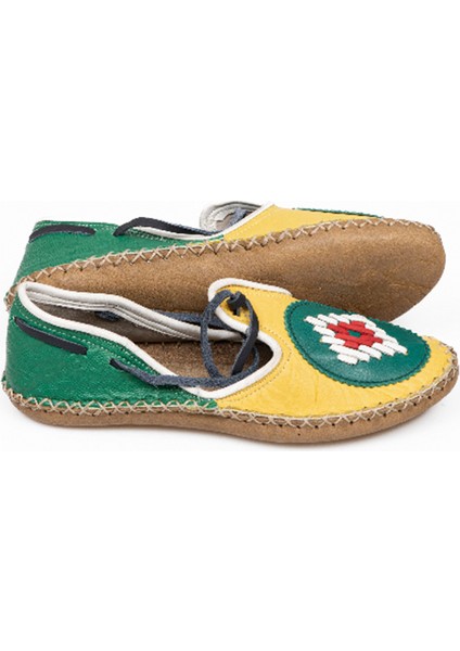 Bağcıklı Şıklık: Kadınlar Için El Yapımı Hakiki Deri Bağcıklı Yemeni Çarıklar fırsatları