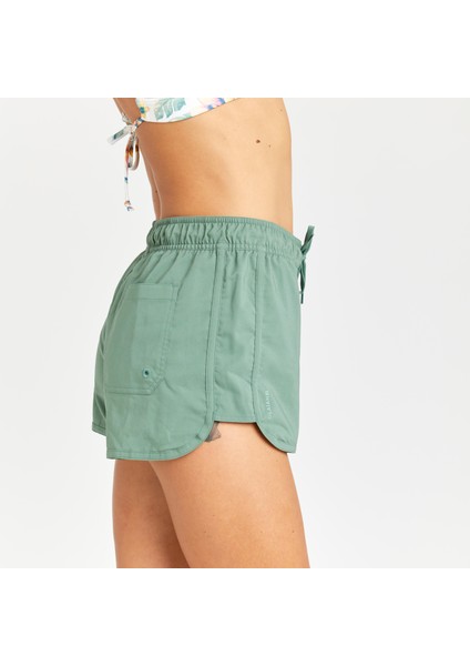 Olaian Kadın Kısa Deniz Şortu/Boardshort - Haki - TINI