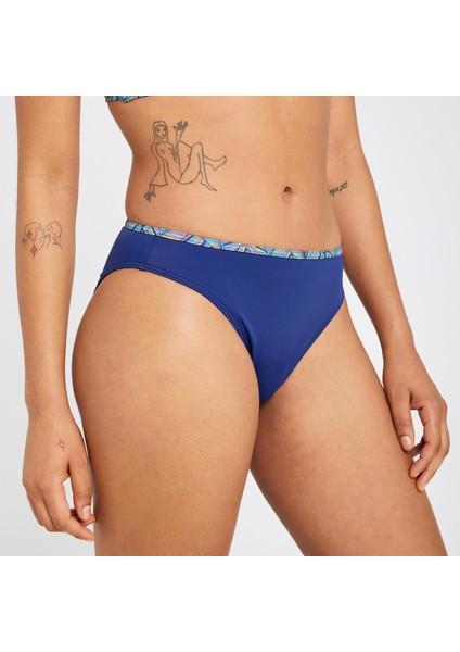 Olaian Kadın Standart Kesim Bikini Altı - Mavi - NINA
