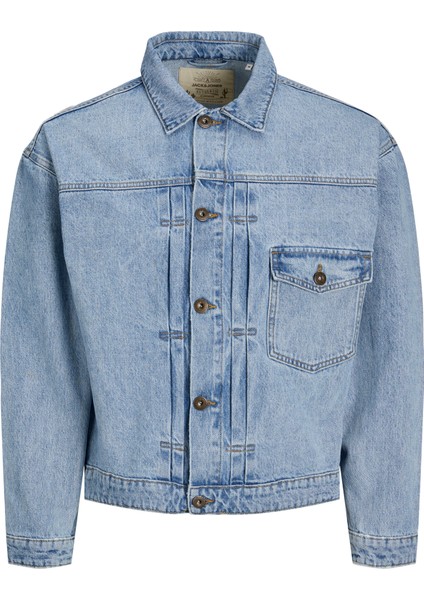 Jack & Jones Erkek Rüzgara Dayanikli Denim Ceket - Brent 453