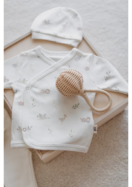 Tekno Trust 5 Parça 5'li Yenidoğan Hastane Çıkış Seti - %100 Pamuklu Oeko Tex Sertifikalı - Hoşgeldin Bebek Ekr indirimleri