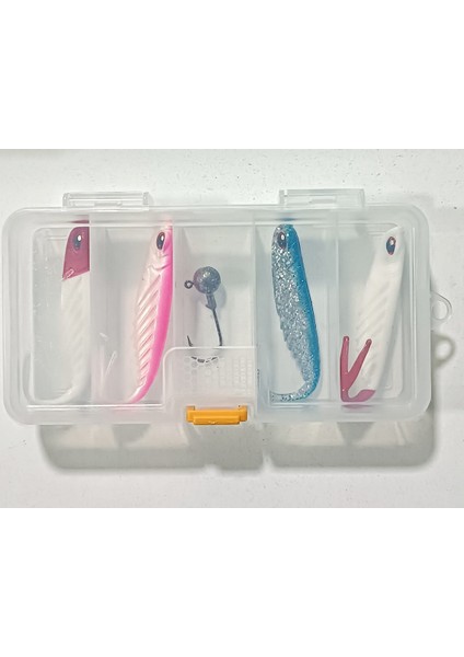 Plastik Kutulu Mix Grande Soft 12CM Silikon Balık Seti-2