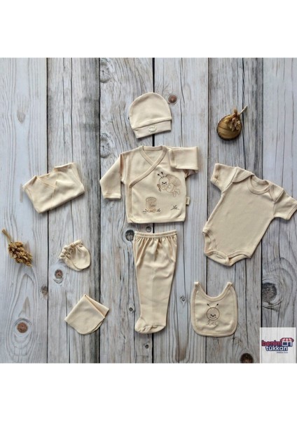 Tekno Trust Çocuk ve Bebek Ürünü Organik Bebek 8 Parça Hastane Çıkışı Unisex Sütlü Kahve Parça Mevcut Değil Pam fiyatları