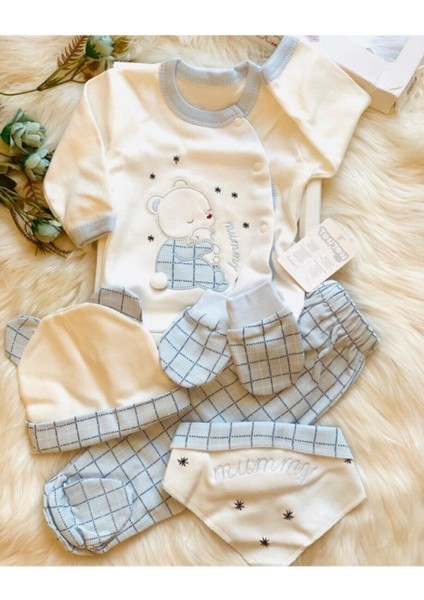 Tekno Trust Parça Mevcut Değil Bebek Ekru 5 Li Hastane Çıkışı Yenidoğan Seti 100237 Sportswear Günlük Dokuma Ço