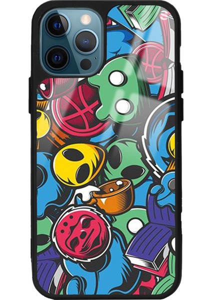 Apple iPhone 11 Pro Retro Ufo Tasarımlı Glossy Telefon Kılıfı