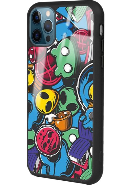 Apple iPhone 11 Pro Retro Ufo Tasarımlı Glossy Telefon Kılıfı