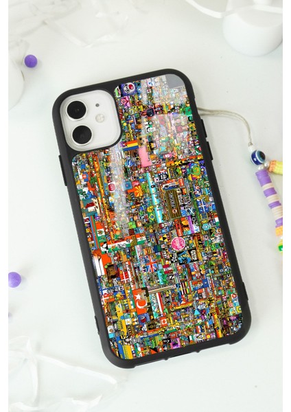 Apple iPhone 11 R/place Hatıra Tasarımlı Glossy Telefon Kılıfı fiyatları
