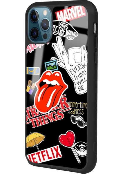 Apple iPhone 11 Pro Sticker Tasarımlı Glossy Telefon Kılıfı modelleri