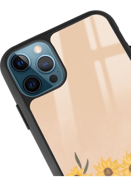 Apple iPhone 11 Pro Max Watercolor Sunflower Tasarımlı Glossy Telefon Kılıfı modelleri