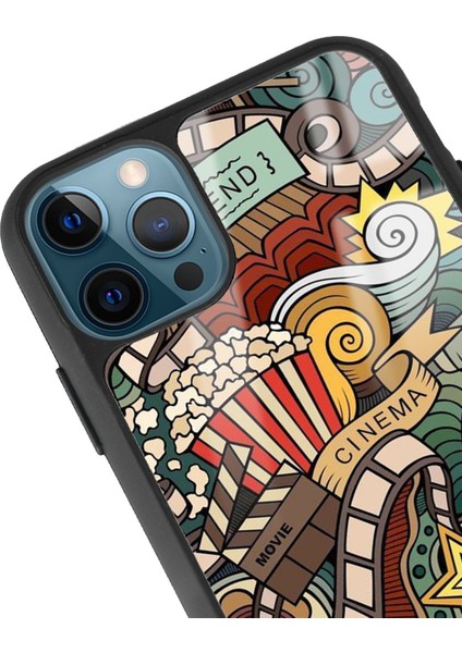 Apple iPhone 11 Pro Max Retro Cinema Tasarımlı Glossy Telefon Kılıfı modelleri