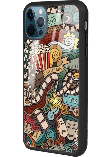 Apple iPhone 11 Pro Max Retro Cinema Tasarımlı Glossy Telefon Kılıfı fırsatları
