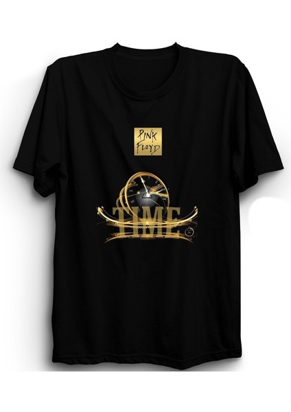 Pink Floyd, Time, Gold, Rock Metal Müzik Grubu Tişörtü