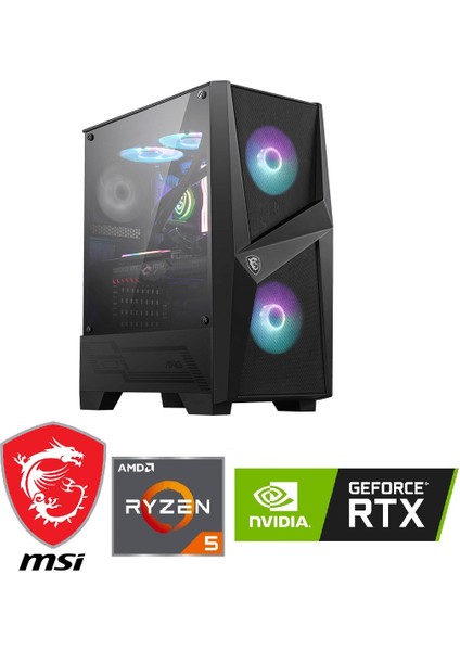 GAMİNG PC DDR5  / 8 GB RTX-4060 /RYZEN 5-7500F / 16 GB DDR5 RAM / 1 TB M.2 SSD / WİN11 PRO