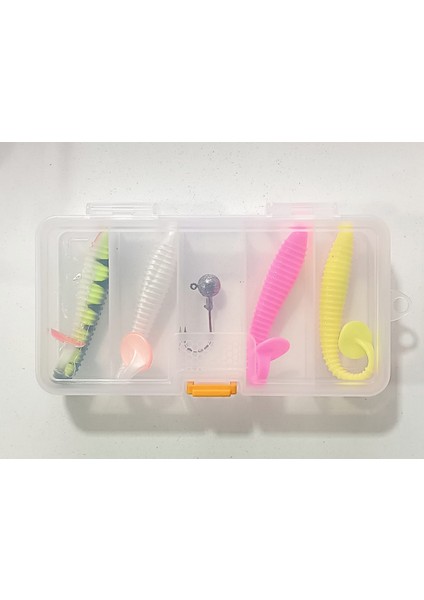 Typoon Soft Silikon Balık Set-2 Shad Kuyruk (12CM)